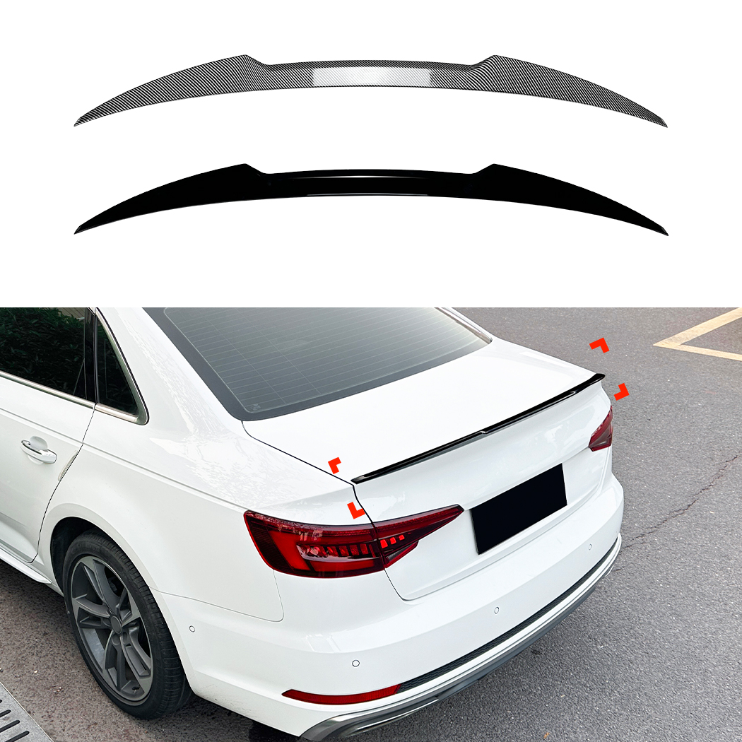 AMP-Z Rear Wing Spoiler For Audi A4 B9 2017-2024