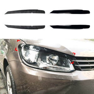 AMP-Z Headlight Eyebrows Eyelids Sticker For VW Volkswagen Touran 2011-2015