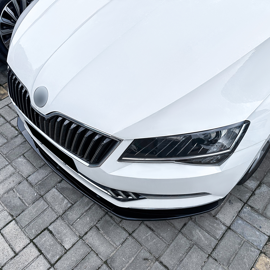 AMP-Z Front Bumper Lip Spiltter For Skoda Superb B8 2016-2018