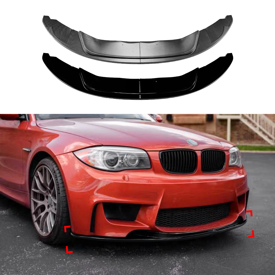 AMP-Z Front Bumper Lip Spiltter For BMW 1 Series E82 1M 2011-2012