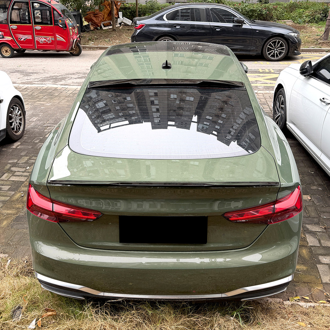 AMP-Z Rear Roof Wing Spoiler For Audi A5 S5 RS5 F5 4-Doors Sportback 2017-2024