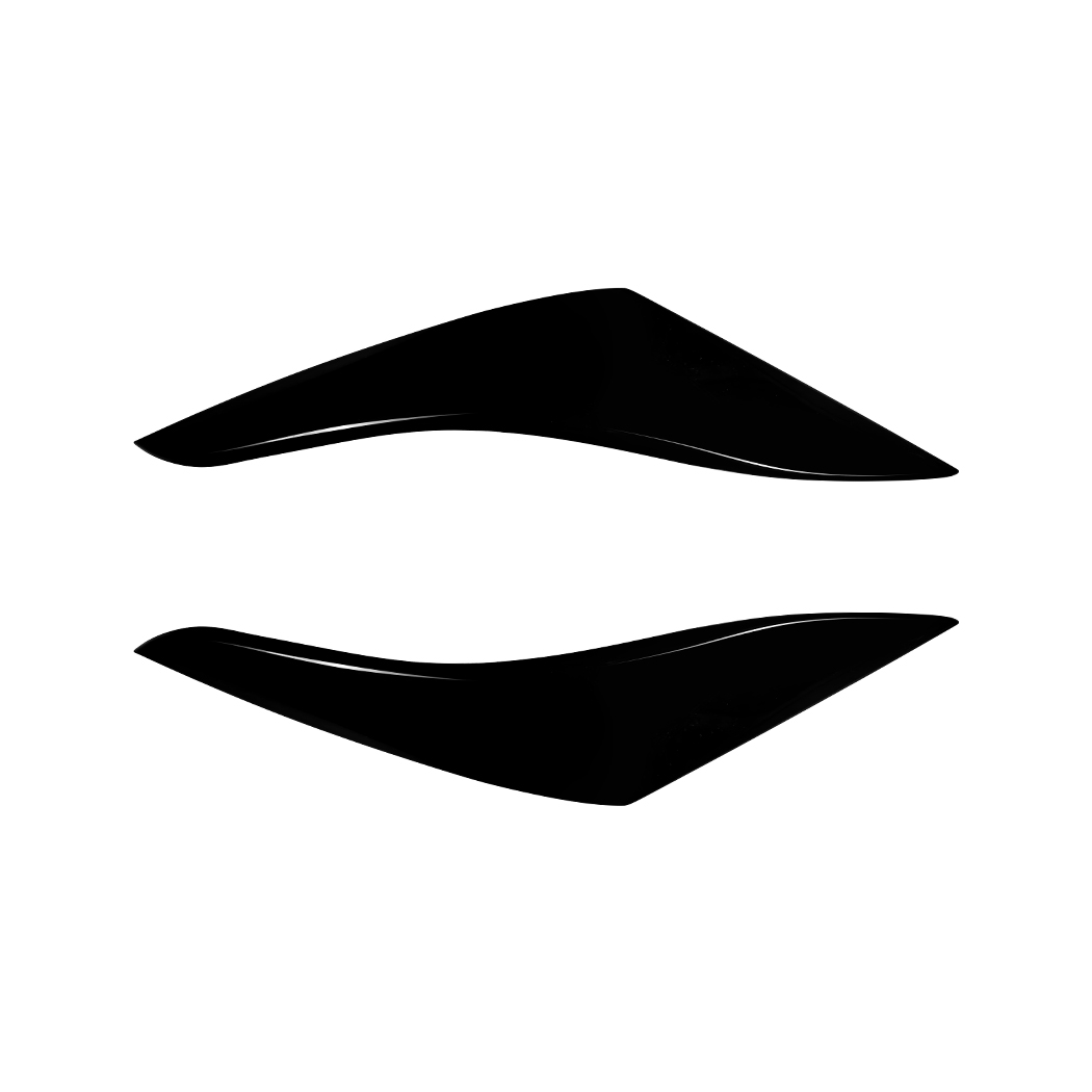 AMP-Z Headlight Eyebrows Eyelids Sticker For VW Volkswagen Polo MK6 2018-2021