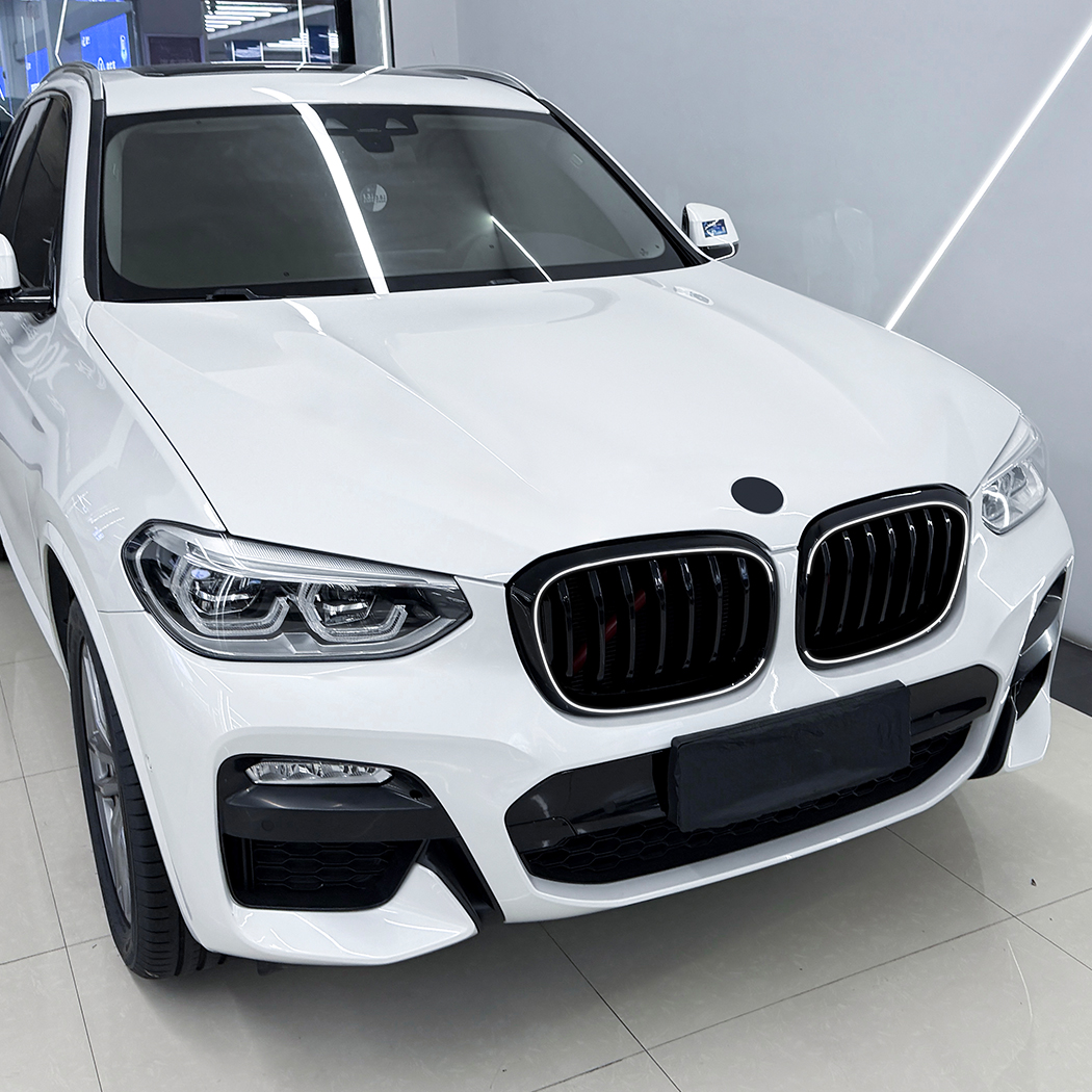 AMP-Z Front Bumper Grille Grill With Lights For BMW X3 X4 G01 G02 Pre-Facelift 2018-2022