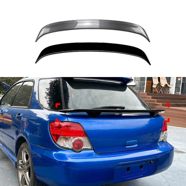 Amp-Z الخلفي المفسد الأوسط لـ Subaru Impreza WRX STI 2006-2007