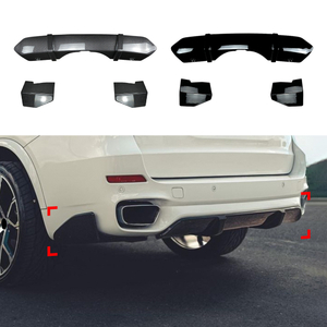 AMP-Z Rear Bumper Spoiler Lip For BMW X5 F15 M Sport 2014-2018