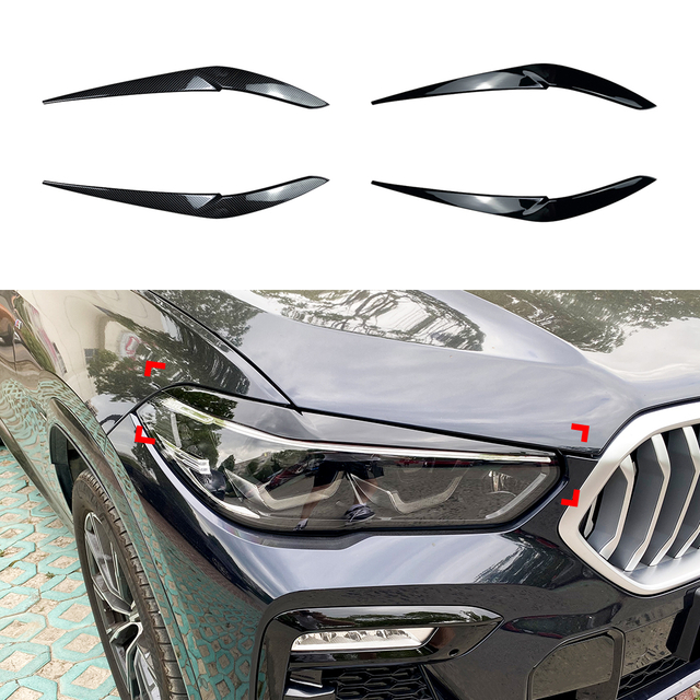 ملصق جفون حواجب المصباح AMP-Z لـ BMW X5 G05 X6 G06 2019+