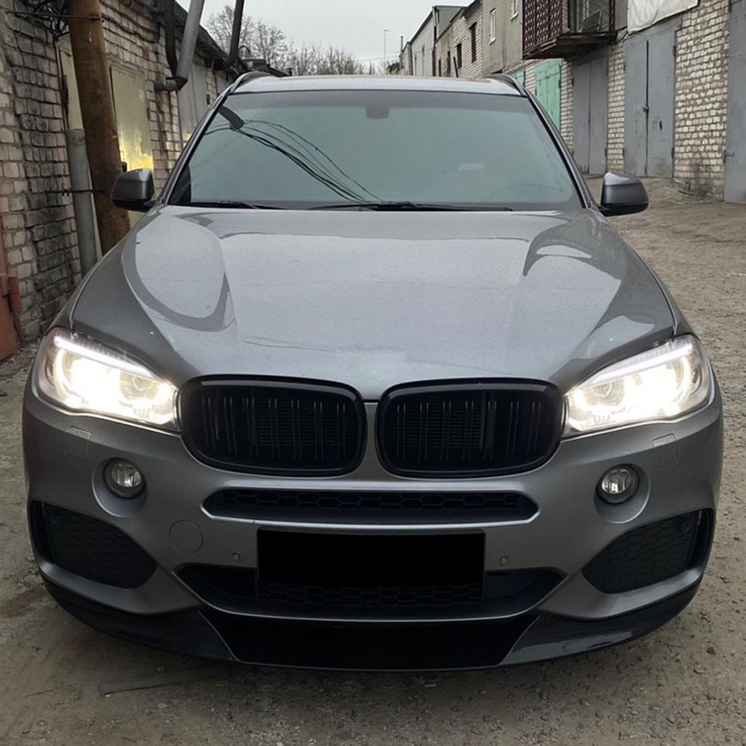 AMP-Z Front Bumper Lip Spiltter For BMW X5 F15 M Sport 2014-2018