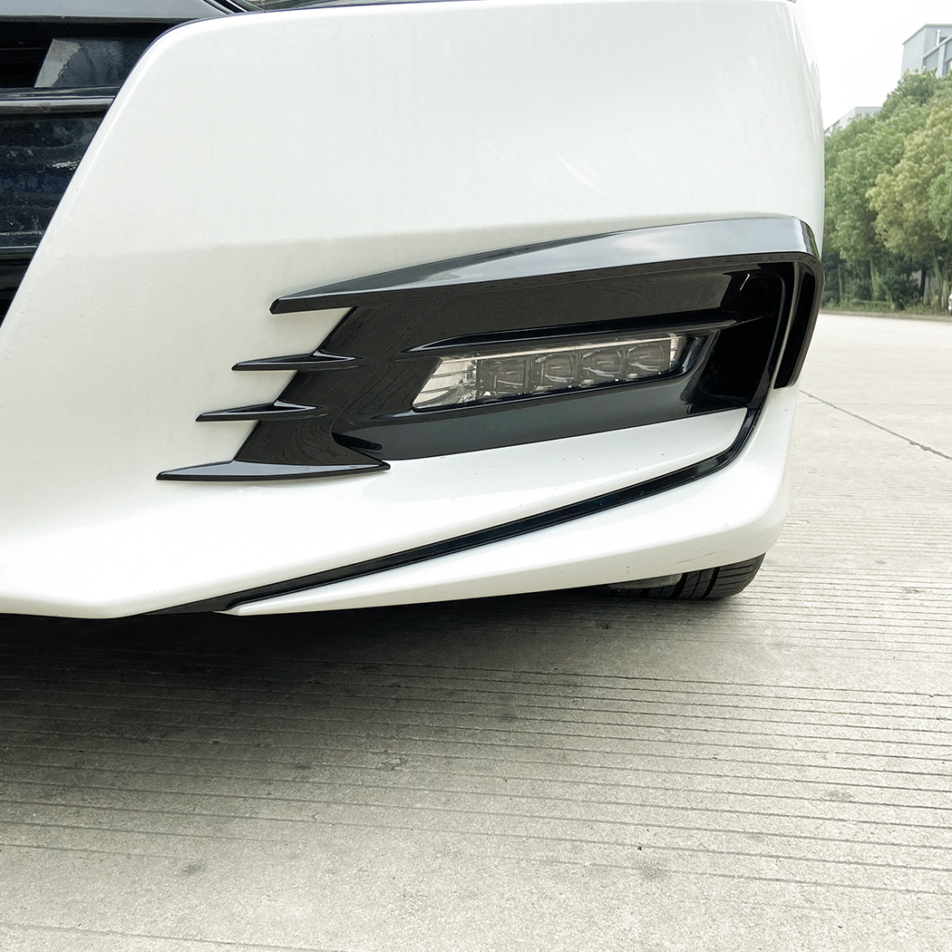 AMP-Z Front Bumper Fins Spoiler Canards For Honda Accord 2018+