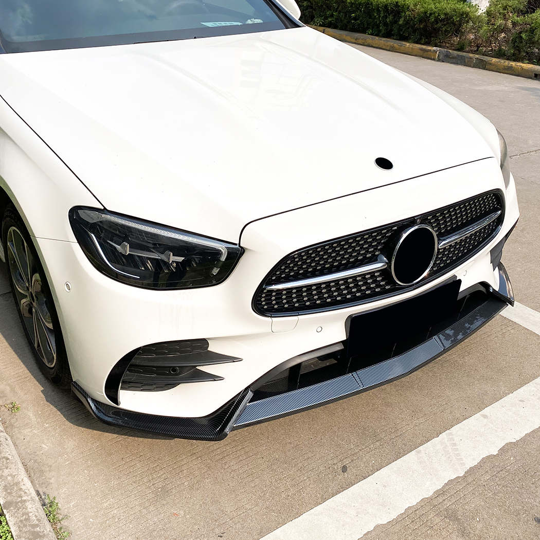 AMP-Z Front Bumper Lip Spiltter For Mercedes Benz E Class W213 C238 Facelift AMG-Line 2021+