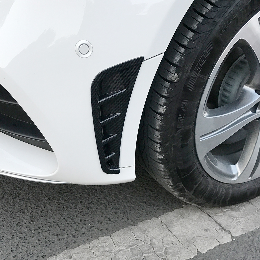AMP-Z Front Side Splitter Sticker For Mercedes Benz C Class W205 C205 S205 2019+