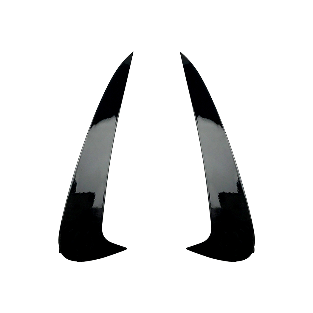 AMP-Z Rear Bumper Fins Spoiler Canards For Mercedes Benz C Class S205 2015-2021
