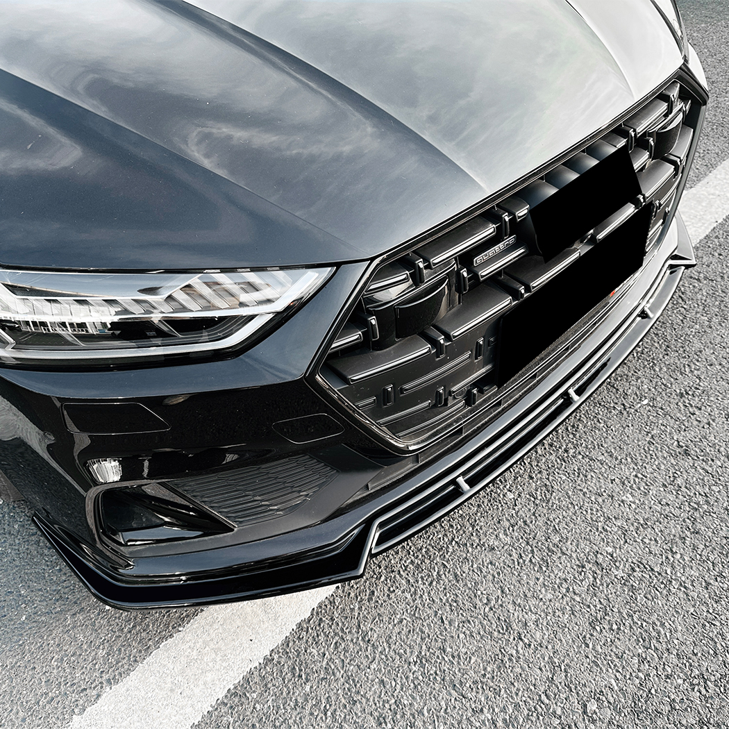 AMP-Z Front Bumper Lip Spiltter For Audi A7 C8 Sline 2019+