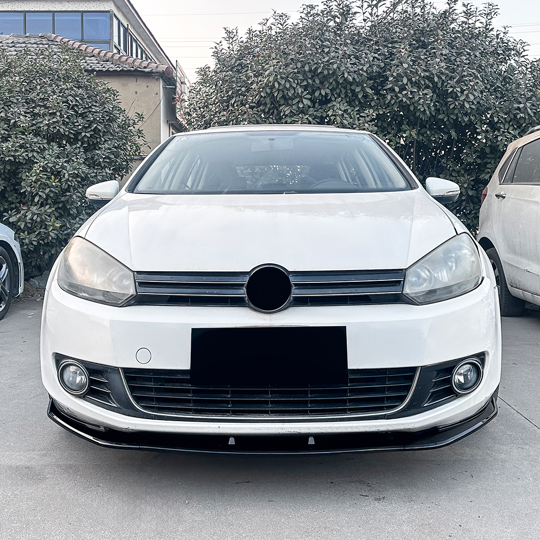 AMP-Z Front Bumper Lip Spiltter For VW Volkswagen Golf MK6 Standard 2008-2012