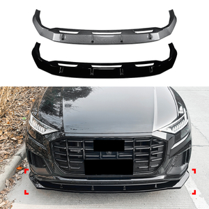 AMP-Z Front Bumper Lip Spiltter For Audi Q8 SQ8 Sline 2019-2023