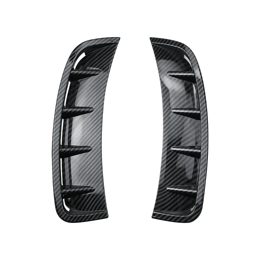 AMP-Z Front Bumper Fins Side Spoiler Canards (Type A) For Mercedes Benz A Class W177 Hatchback/Sedan AMG Line 2018+