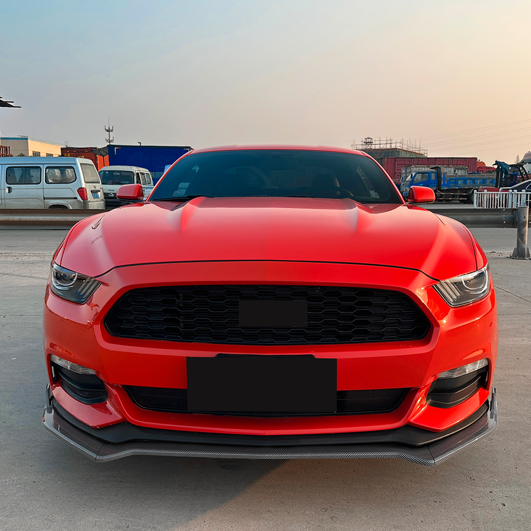 AMP-Z Front Bumper Lip Spiltter For Ford Mustang MK6 2015-2017