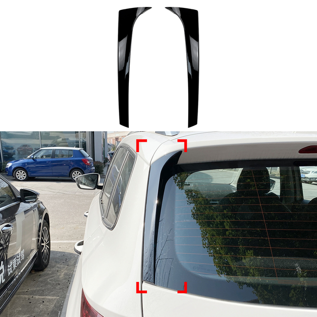 AMP-Z Rear Roof Wing Side Spoiler For Skoda Karoq 2017+
