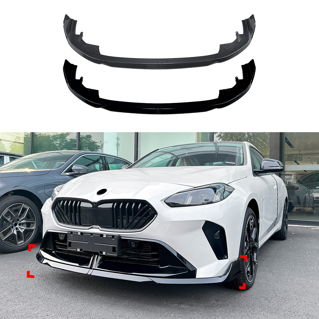 AMP-Z Front Bumper Lip Spiltter For BMW 1 Series F70 2 Series F74 M Sport 2024+