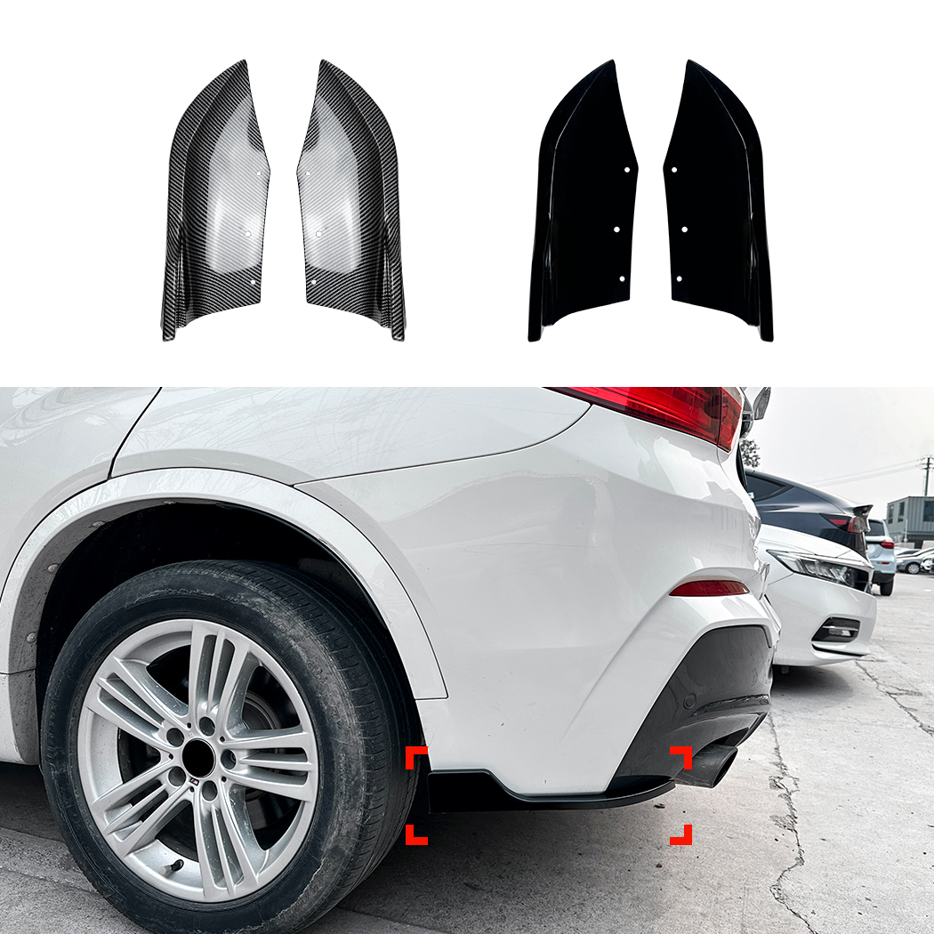 AMP-Z Rear Side Splitter Sticker For BMW X4 F26 M Sport 2014-2018