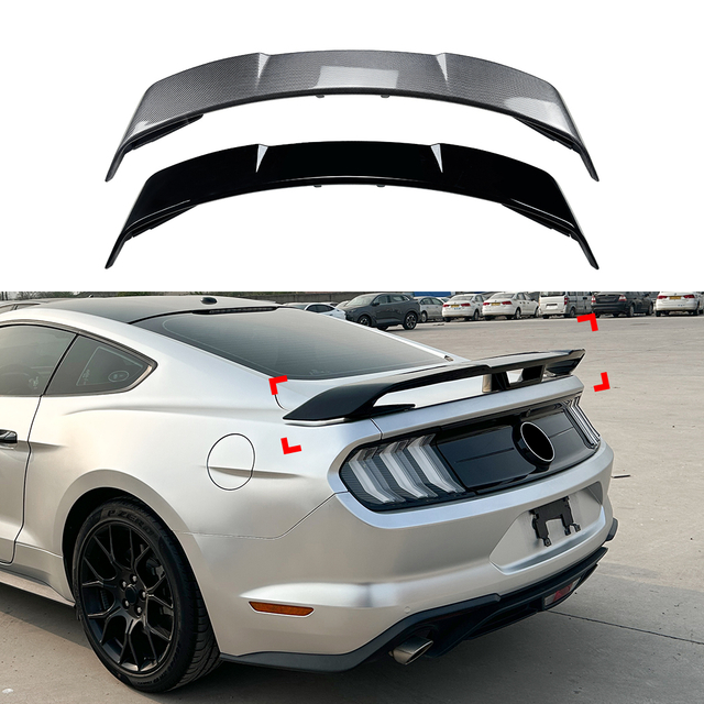 AMP-Z Rear Wing Spoiler For Ford Mustang MK6 2015-2023