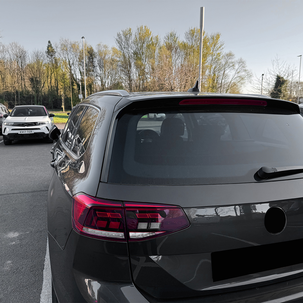 AMP-Z Rear Roof Wing Side Spoiler For VW Volkswagen Passat B8 B8.5 2015-2023