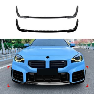 AMP-Z Front Bumper Lip Spiltter Black For BMW 2 Series M2 G87 2023+