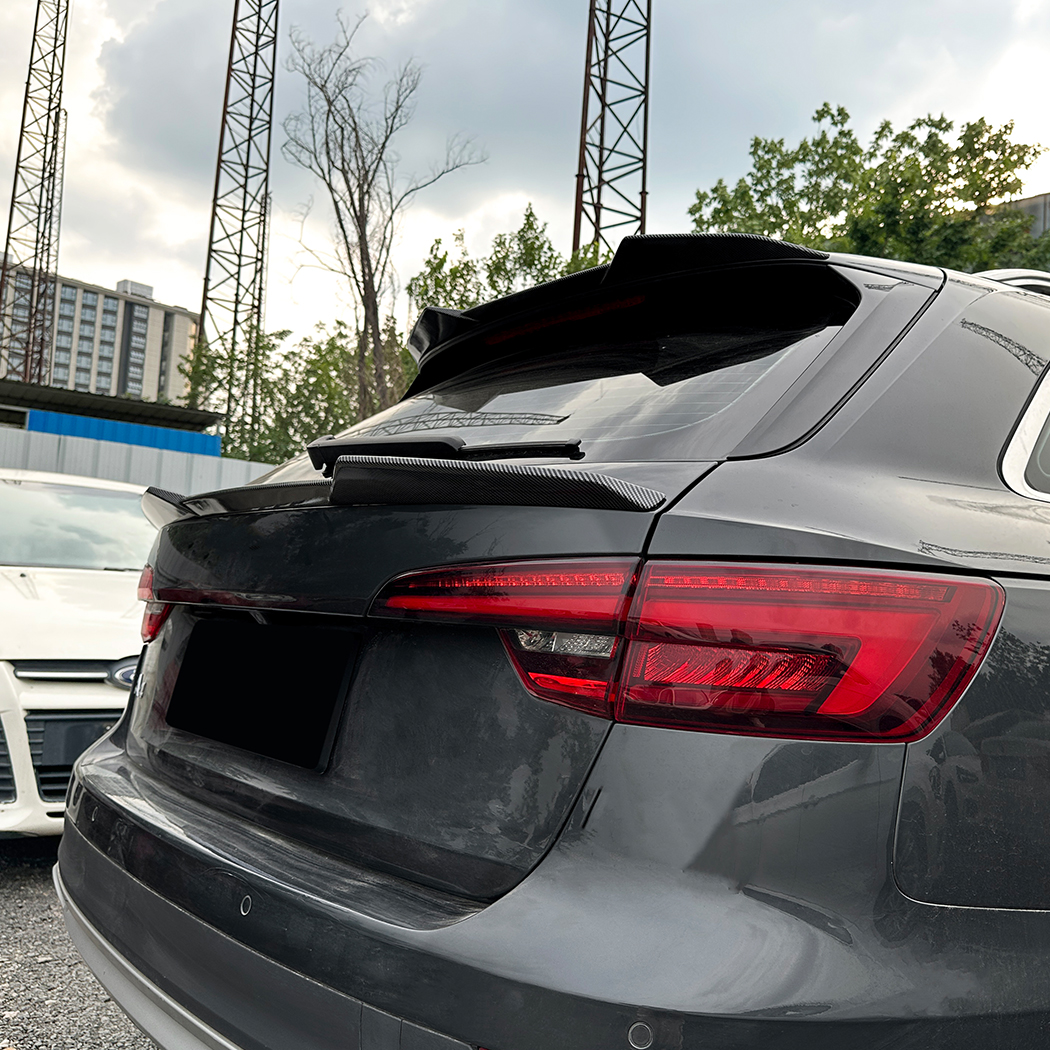 AMP-Z Rear Wing Spoiler For Audi A4 B9 Avant 2019-2024