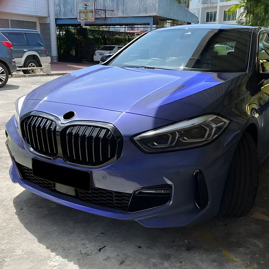 AMP-Z Front Bumper Grille Grill For BMW 1 Series F40 2019-2024