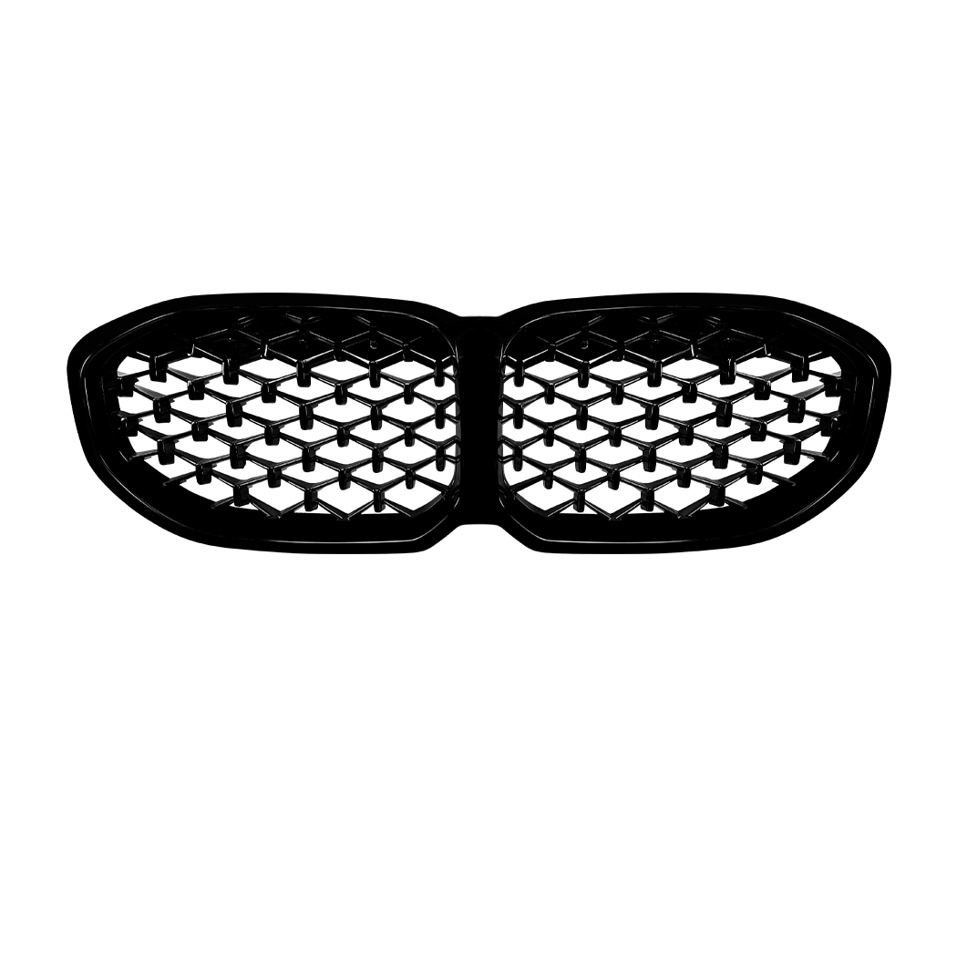 AMP-Z Front Bumper Grille Grill Black For BMW 1 Series F40 2019-2024