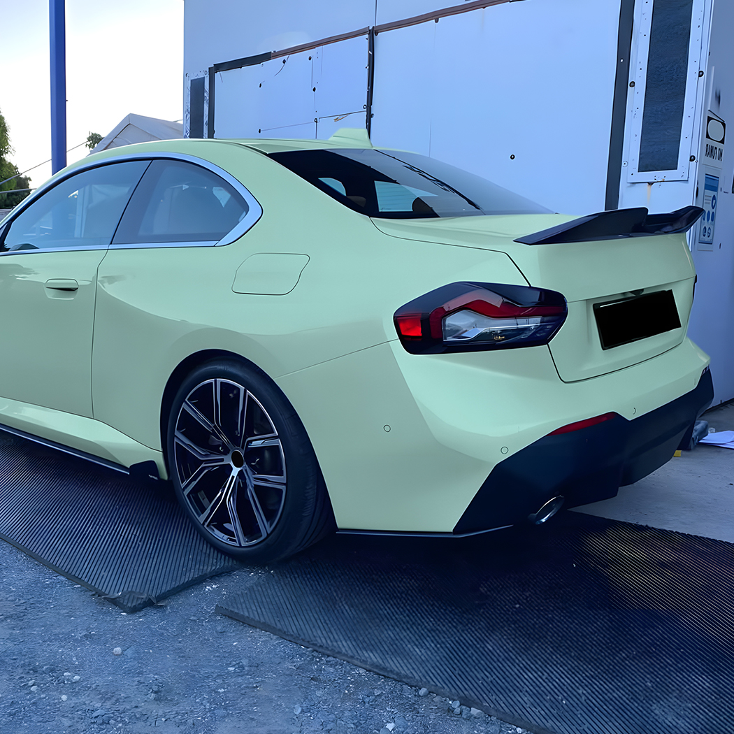 BMW 2 Series G42 m2 G87 2022+ için amp-z arka kanat spoyleri