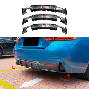 AMP-Z Rear Bumper Spoiler Lip For BMW 4 Series F32 F33 F36 M Sport 2014-2020