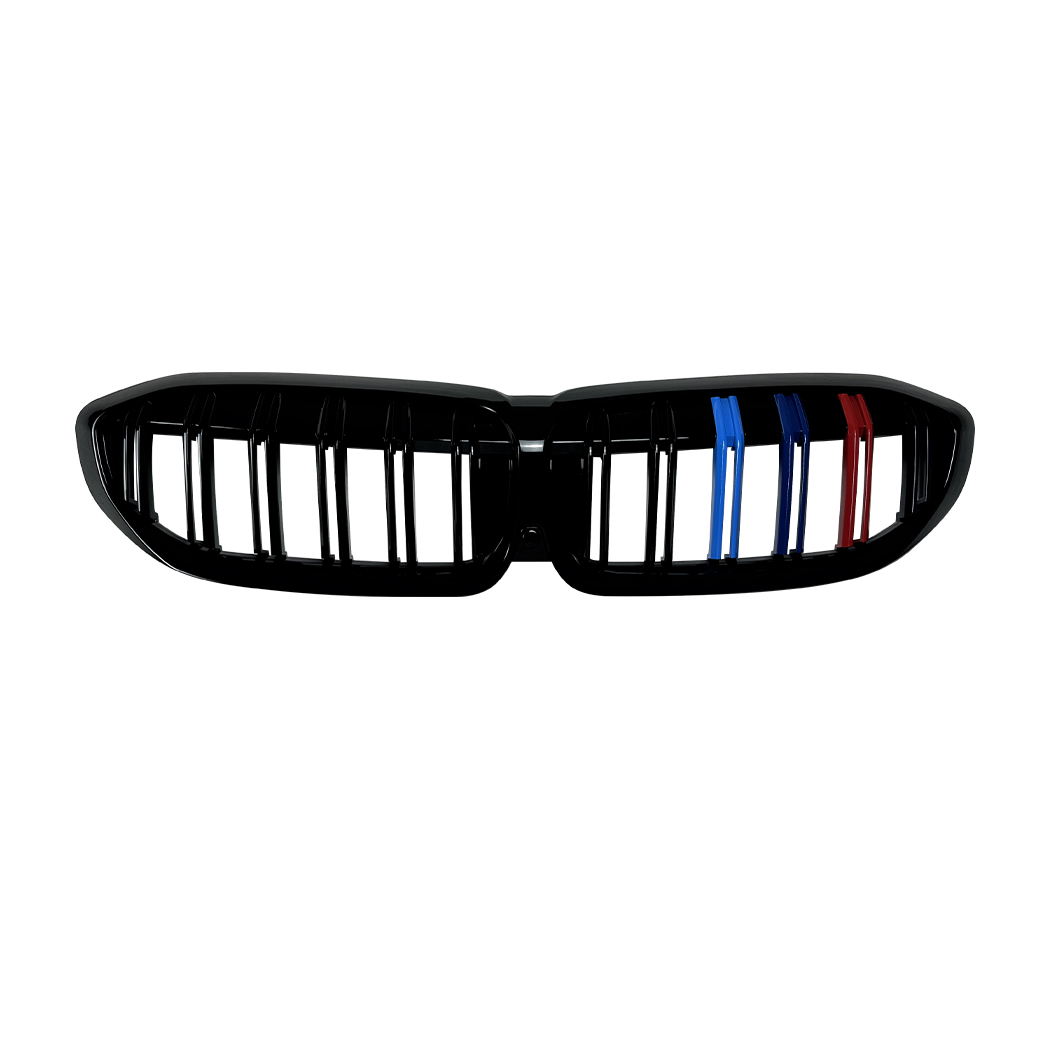 AMP-Z Front Bumper Grille Grill Black For BMW 3 Series G20 Pre-facelift 2019-2022