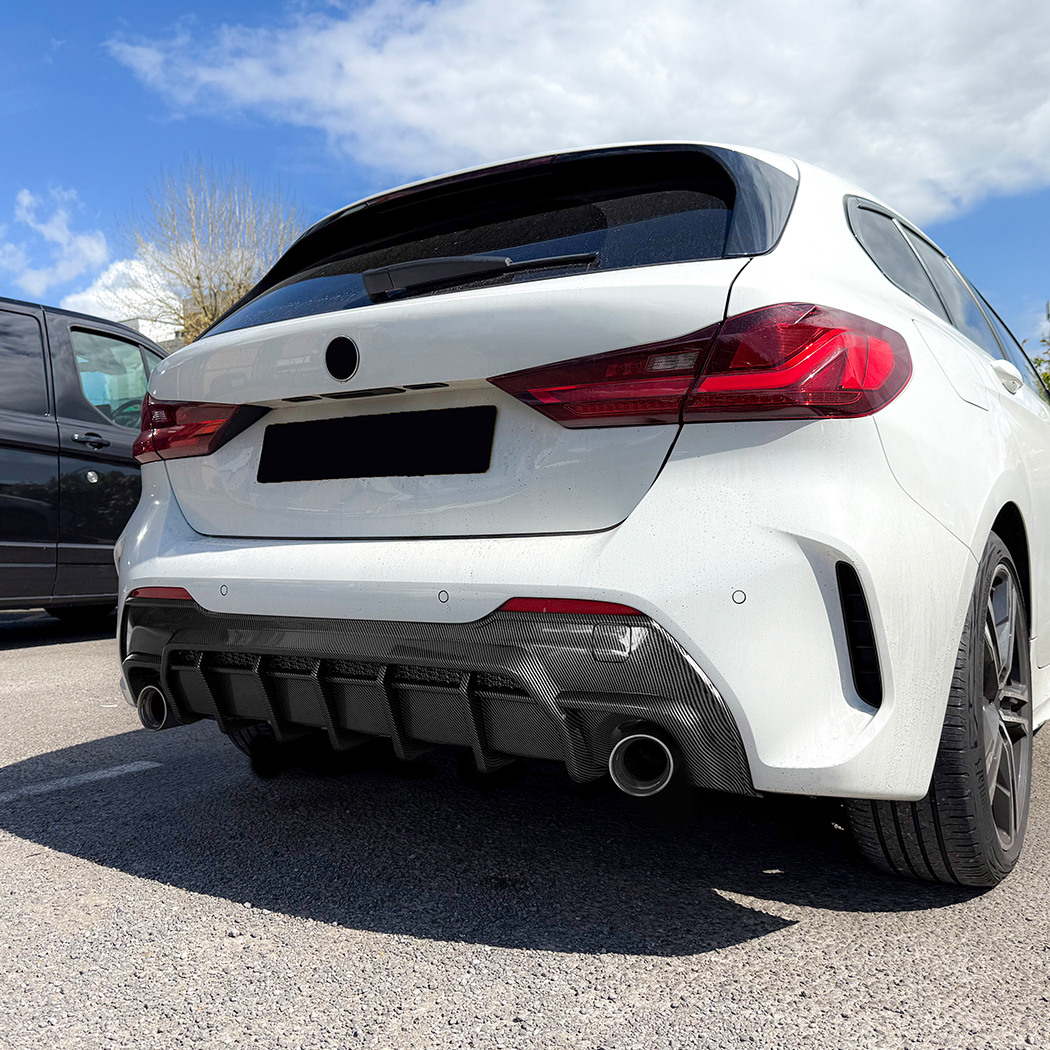 AMP-Z Rear Bumper Spoiler Lip For BMW 1 Series F40 M Sport 2019-2024