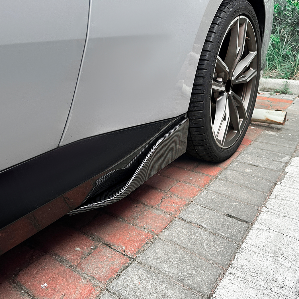 AMP-Z Side Skirt Rocker Panel Splitter Lip For BMW 2 Series G42 M Sport 2022+