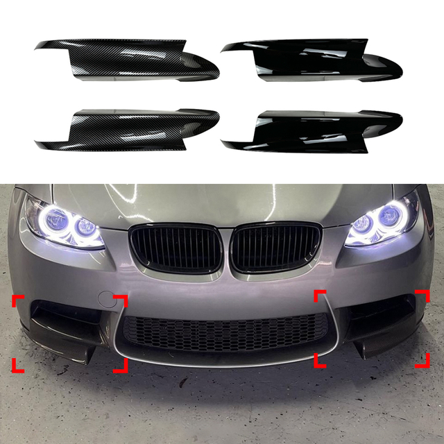 amp-z stide splitter sticker for BMW 3 Serise E90 E91 E92 E93 M3 2007-2013