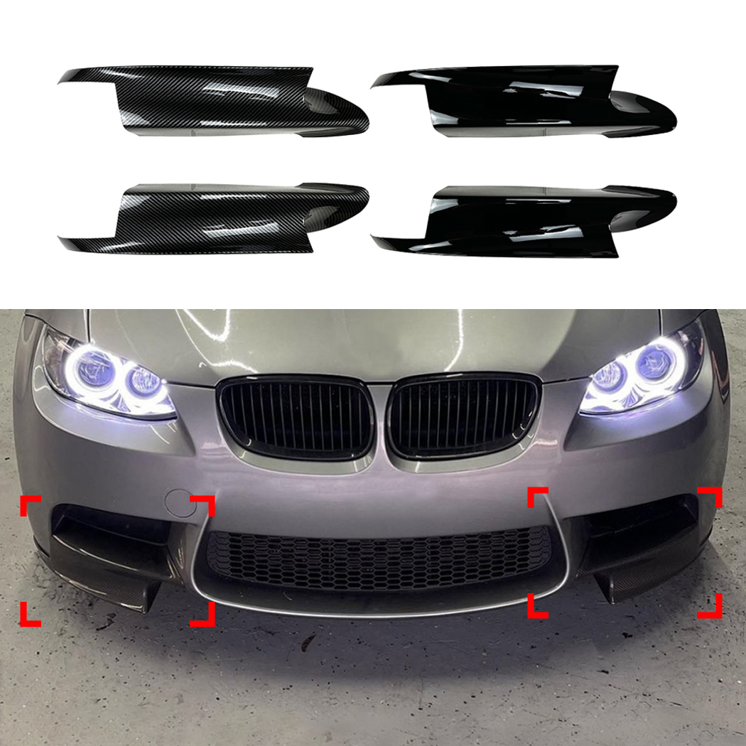 AMP-Z Front Side Splitter Sticker For BMW 3 Serise E90 E91 E92 E93 M3 2007-2013