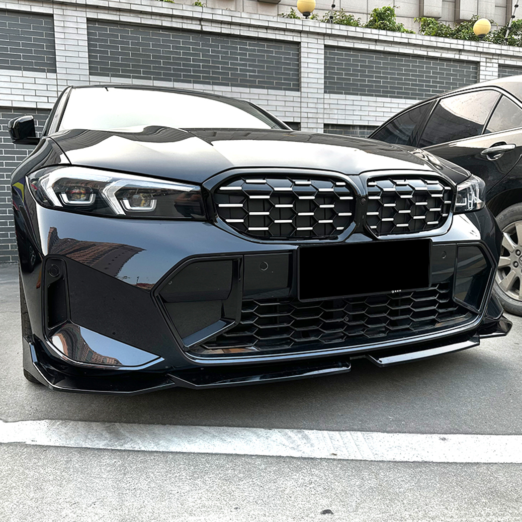 AMP-Z Front Bumper Lip Spiltter For BMW 3 Series G20 LCI 2023+