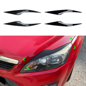 AMP-Z Headlight Eyebrows Eyelids Sticker For Ford Focus MK2.5 2008-2011