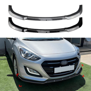 AMP-Z Front Bumper Lip Spiltter For Hyundai I30N MK2 MK2.5 2012-2017