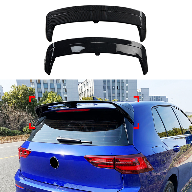 AMP-Z Rear Roof Wing Spoiler For VW Volkswagen Golf MK8 2020+