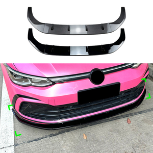 AMP-Z Front Bumper Lip Spiltter For VW Volkswagen Golf MK8 GTI Rline 2020+