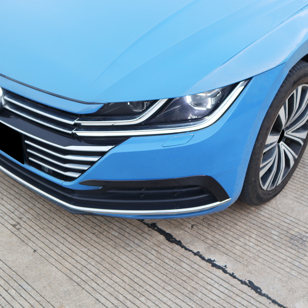 AMP-Z Front Bumper Fins Spoiler Canards For VW Volkswagen Arteon(CC) Except Rline 2017-2020