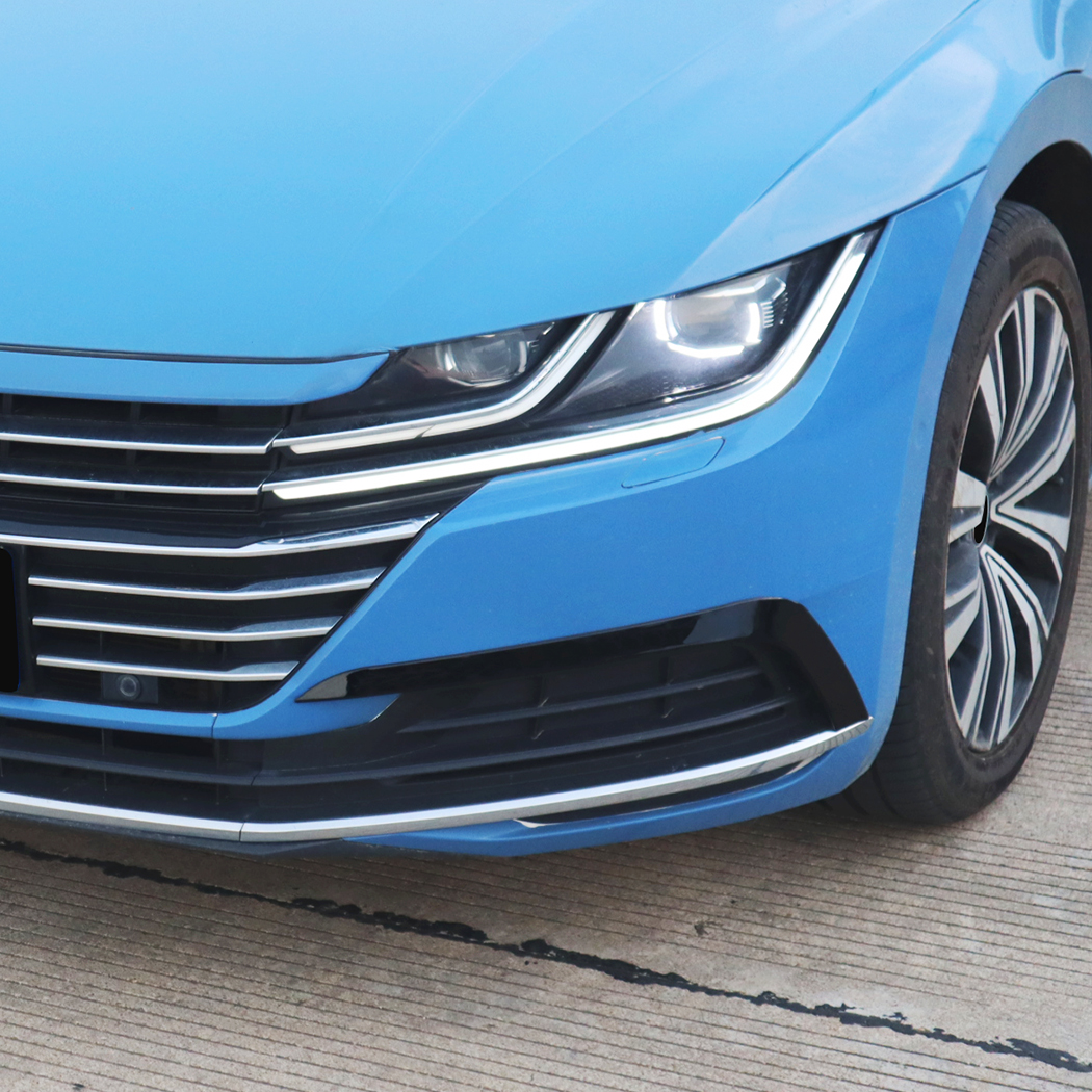 AMP-Z Front Bumper Fins Spoiler Canards For VW Volkswagen Arteon(CC) Except Rline 2017-2020