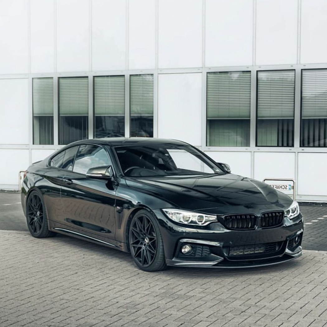 AMP-Z Front Bumper Lip Spiltter For BMW 4 Series F32 F33 F36 M Sport 2014-2020