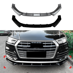 AMP-Z Front Bumper Lip Spiltter For Audi Q5 FY Sline Pre-facelift 2018-2020