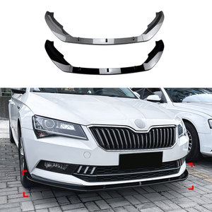 AMP-Z Front Bumper Lip Spiltter For Skoda Superb B8 2016-2018