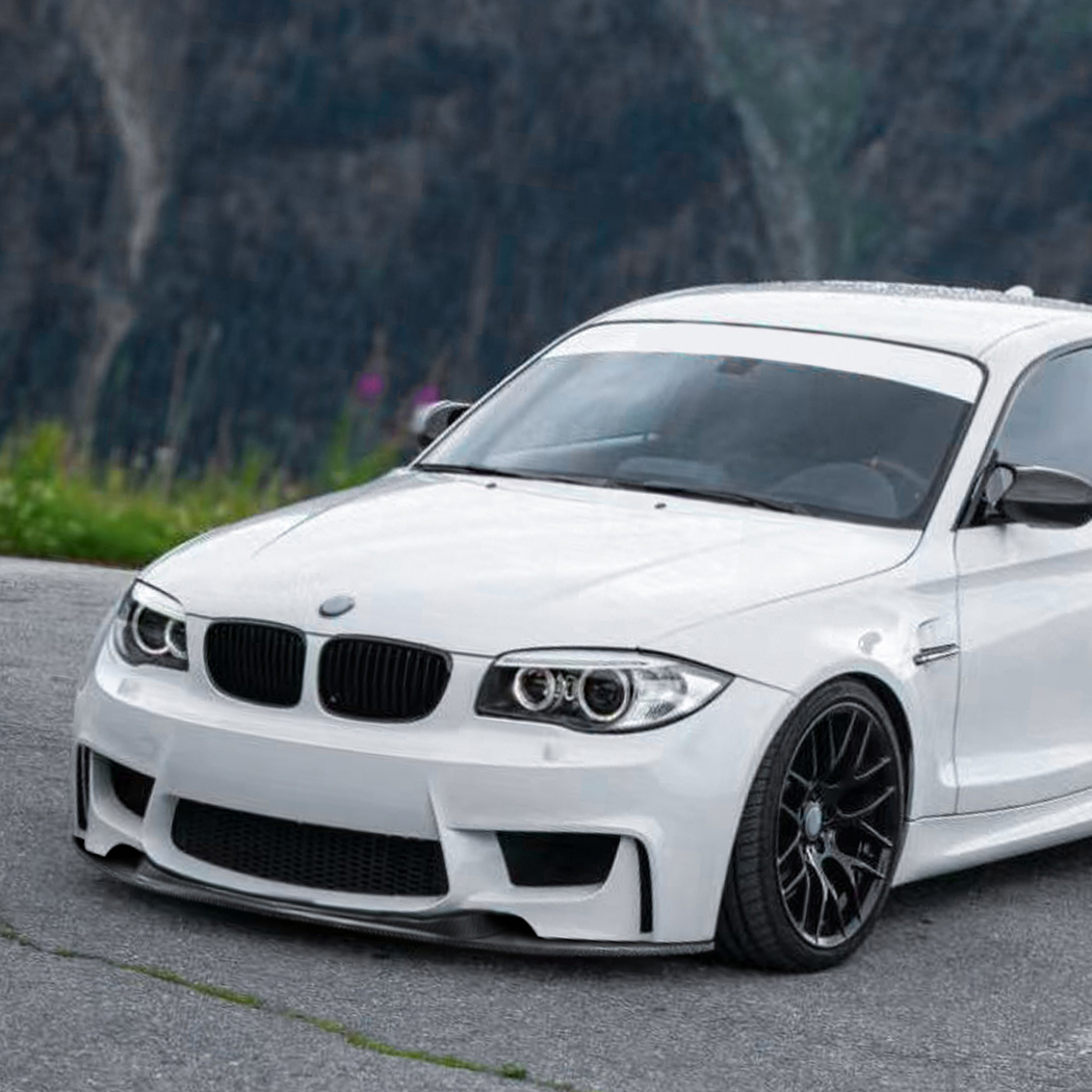 AMP-Z Front Bumper Lip Spiltter For BMW 1 Series E82 1M 2011-2012