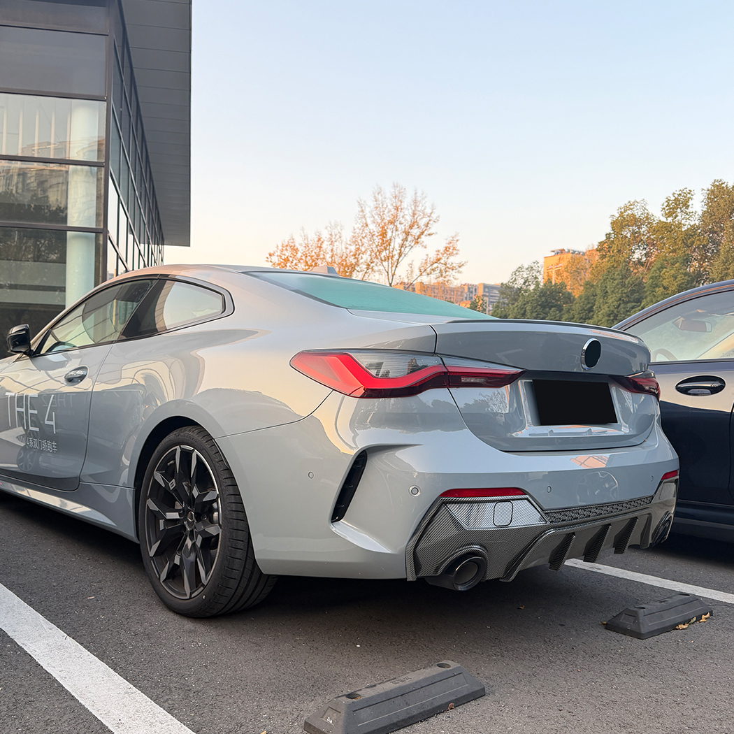 AMP-Z Rear Bumper Spoiler Lip For BMW 4 Series G22 G23 M Sport 2020+