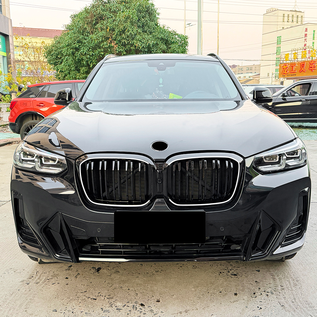 AMP-Z Front Bumper Grille Grill With Lights For BMW X3 G01 X4 G02 LCI 2022-2024