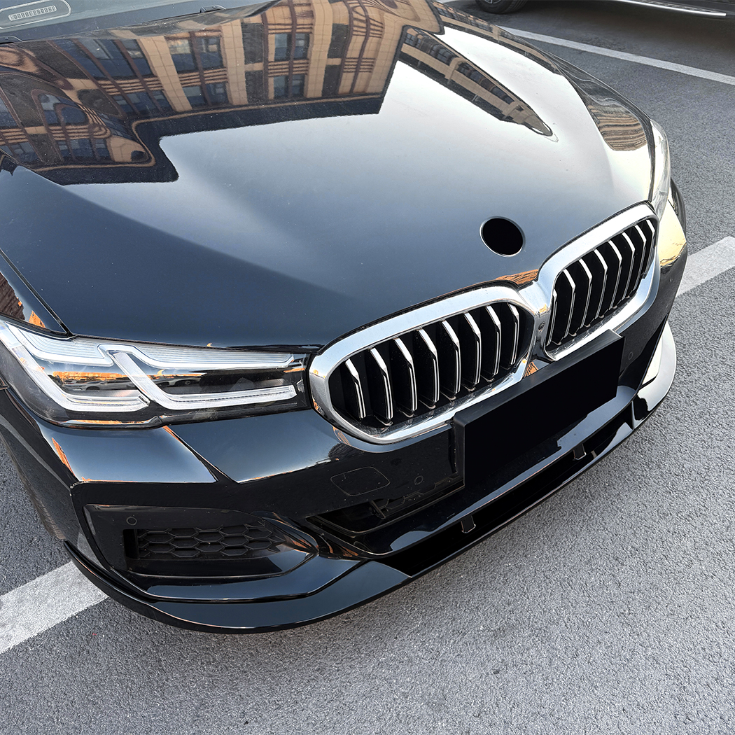 AMP-Z Front Bumper Lip Splitter For BMW 5 Series G30 G31 LCI M Sport 2021-2023